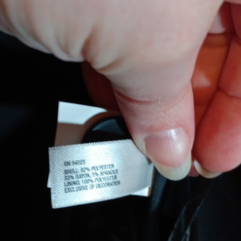 Gap Black Blazer Jacket with Sheer Trim - 12 - Picture 4 of 5